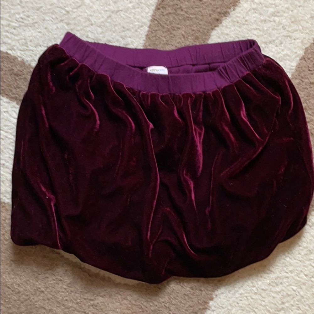 Crewcuts velour bubble skirt girls size 4/5